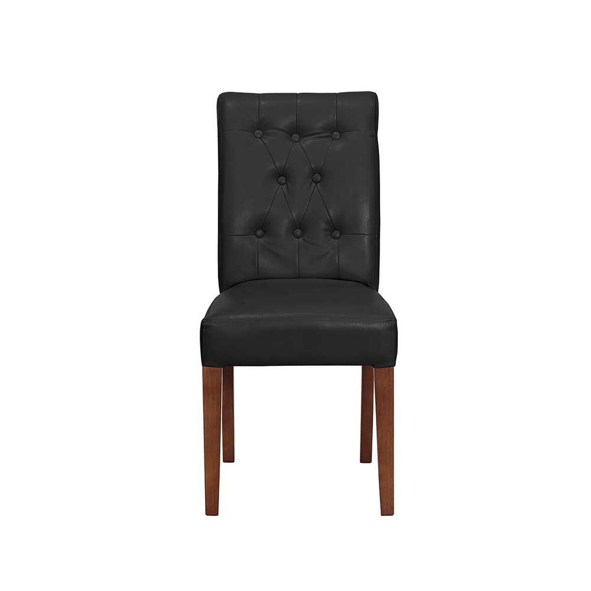 Juego de Comedor Latam Home Sevilla Oviedo 2 Sillas + 2 Bancas PU Negro