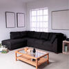 Seccional Izquierdo Muebles MPR Edimburgo 5 Cuerpos Negro