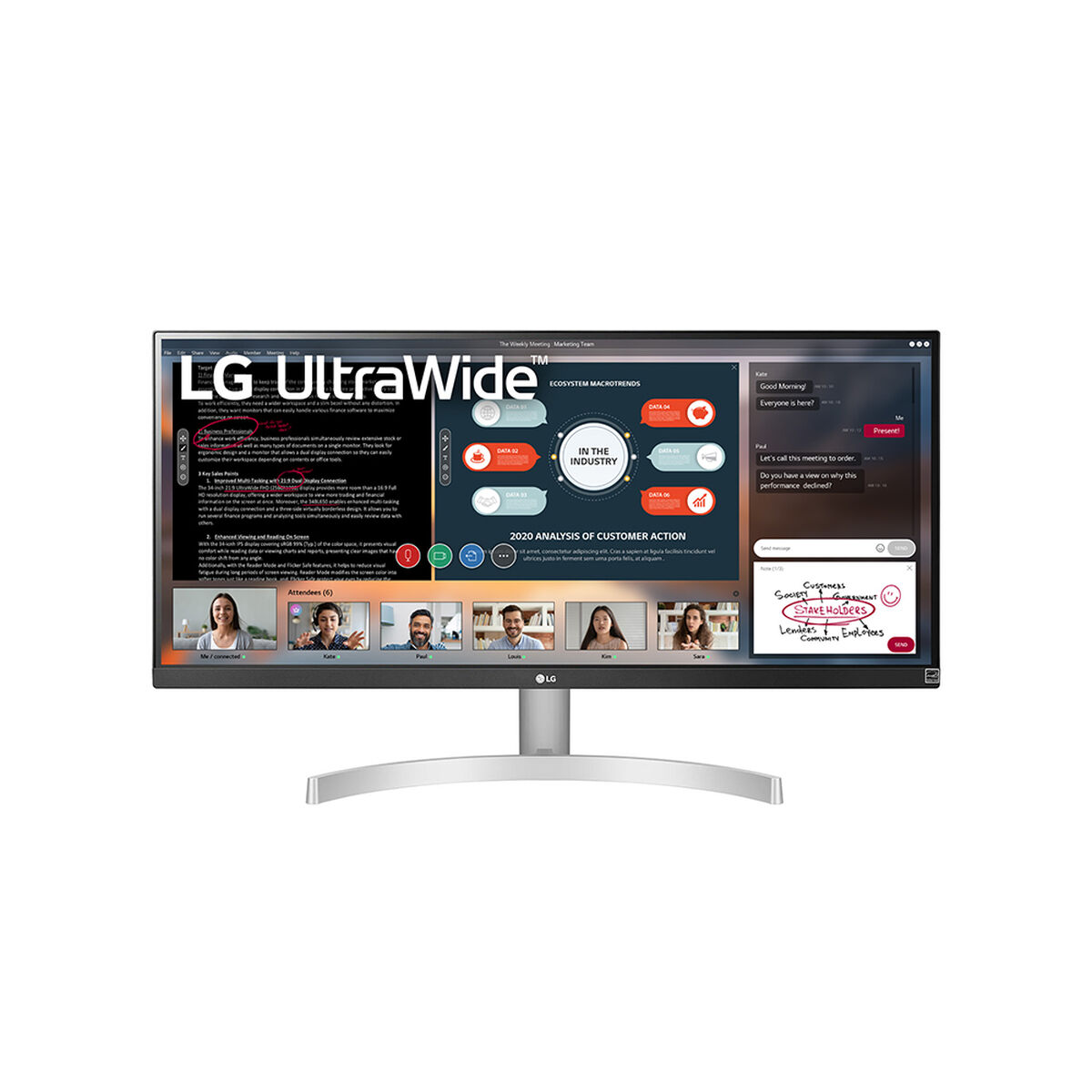 Monitor LG 29WN600-W 29" 2K