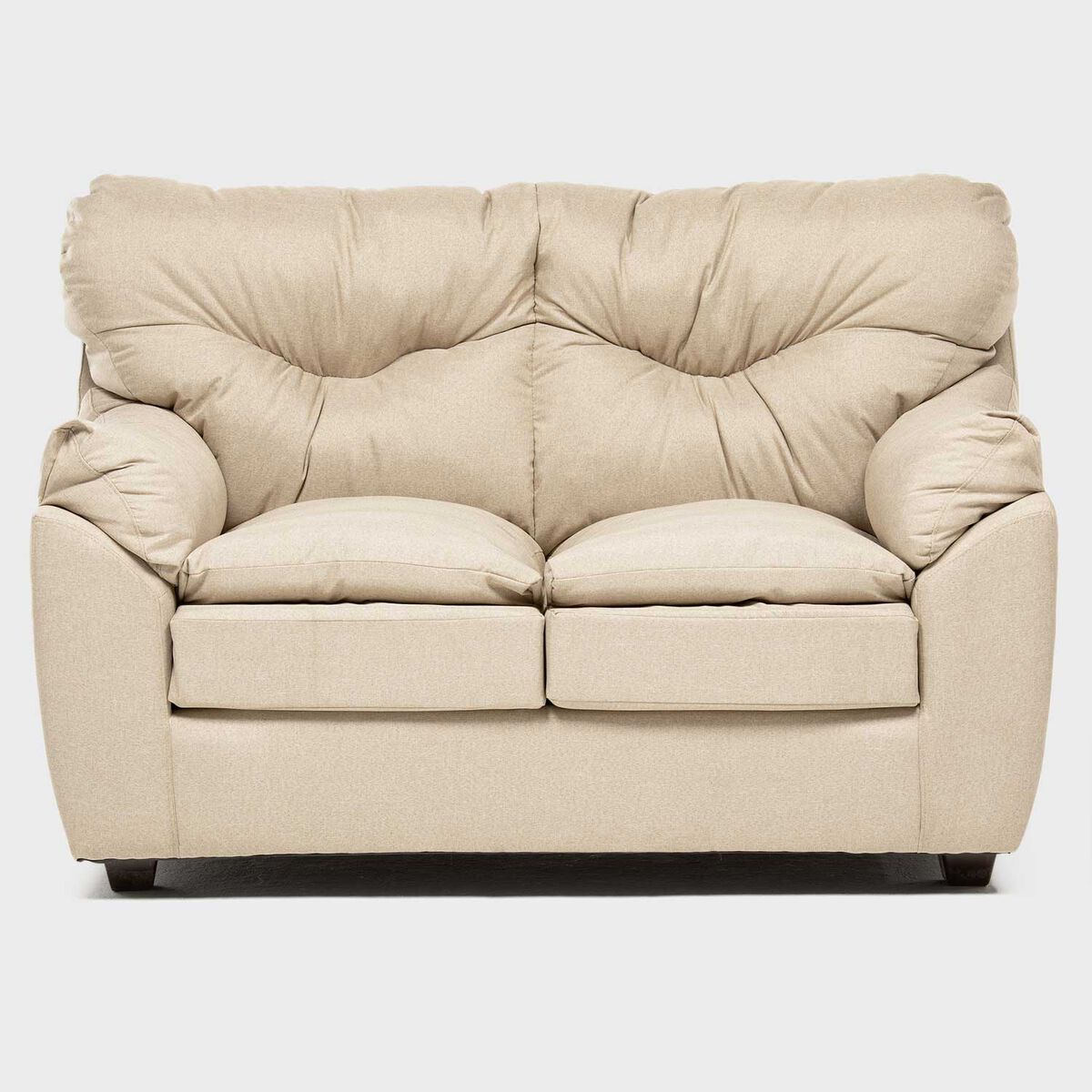 Juego de Living Almore Belén Sofá 3 Cuerpos + Sofá 2 Cuerpos Beige