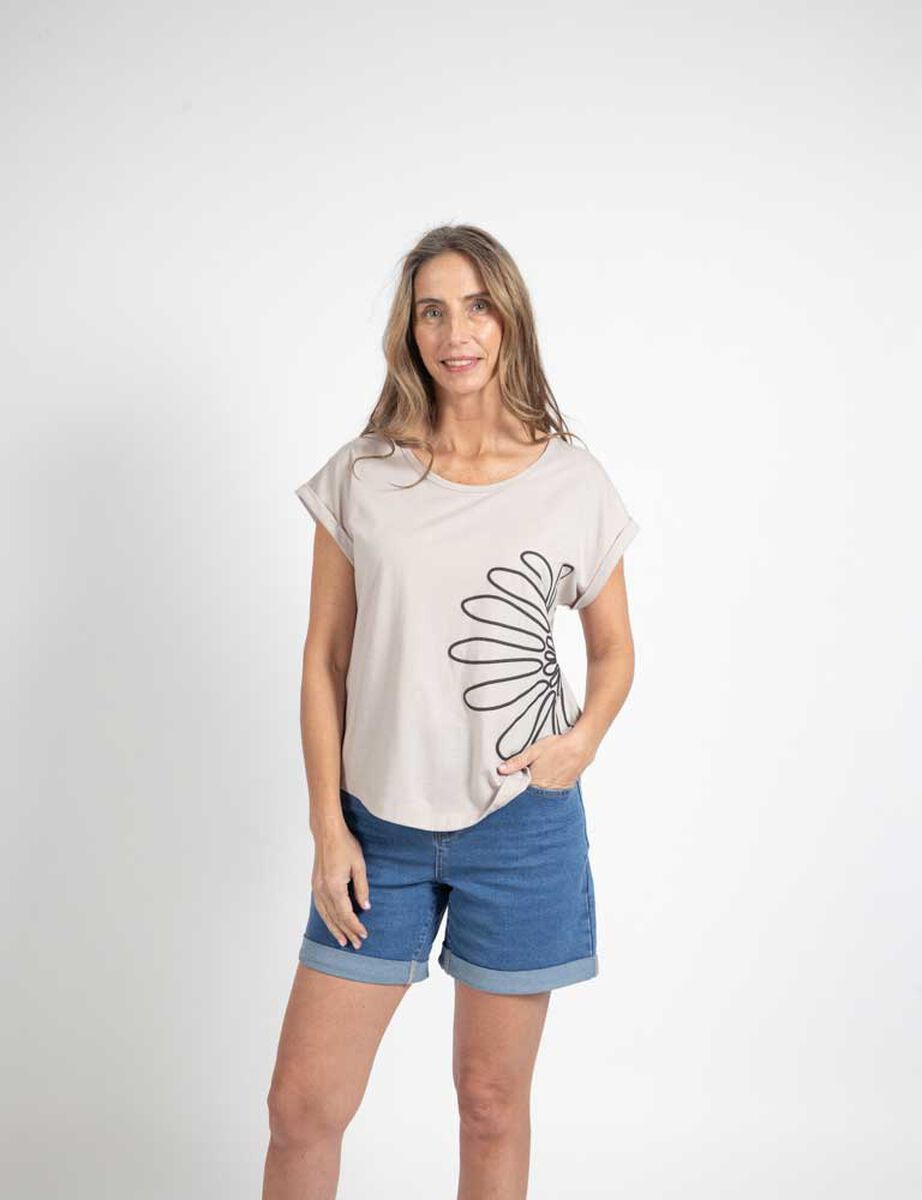 Polera Manga Corta Mujer Portman Club