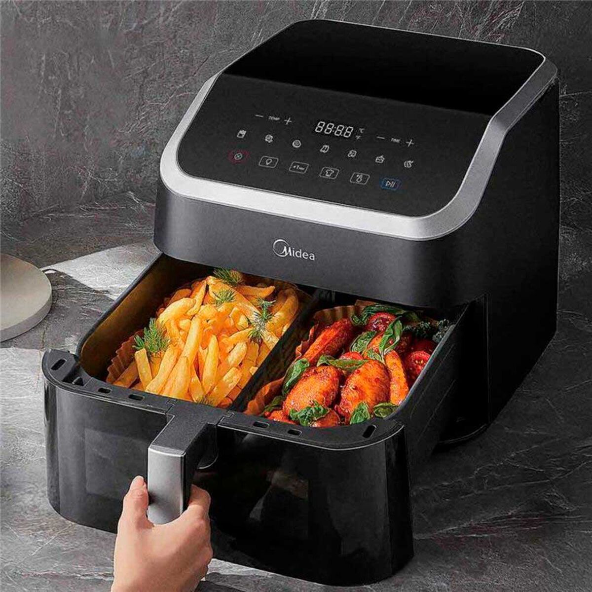 Freidora de Aire Midea MF-TN85DBK 8,5 lts.