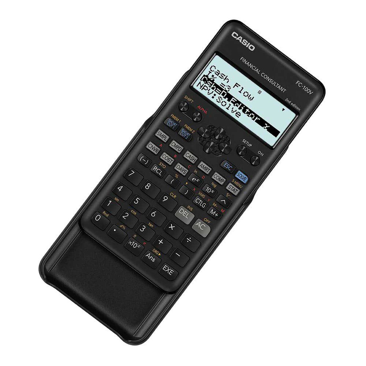 Calculadora Financiera Casio FC-100V-2 Negra