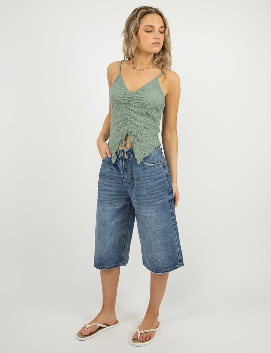 Bermuda Denim Mujer Icono