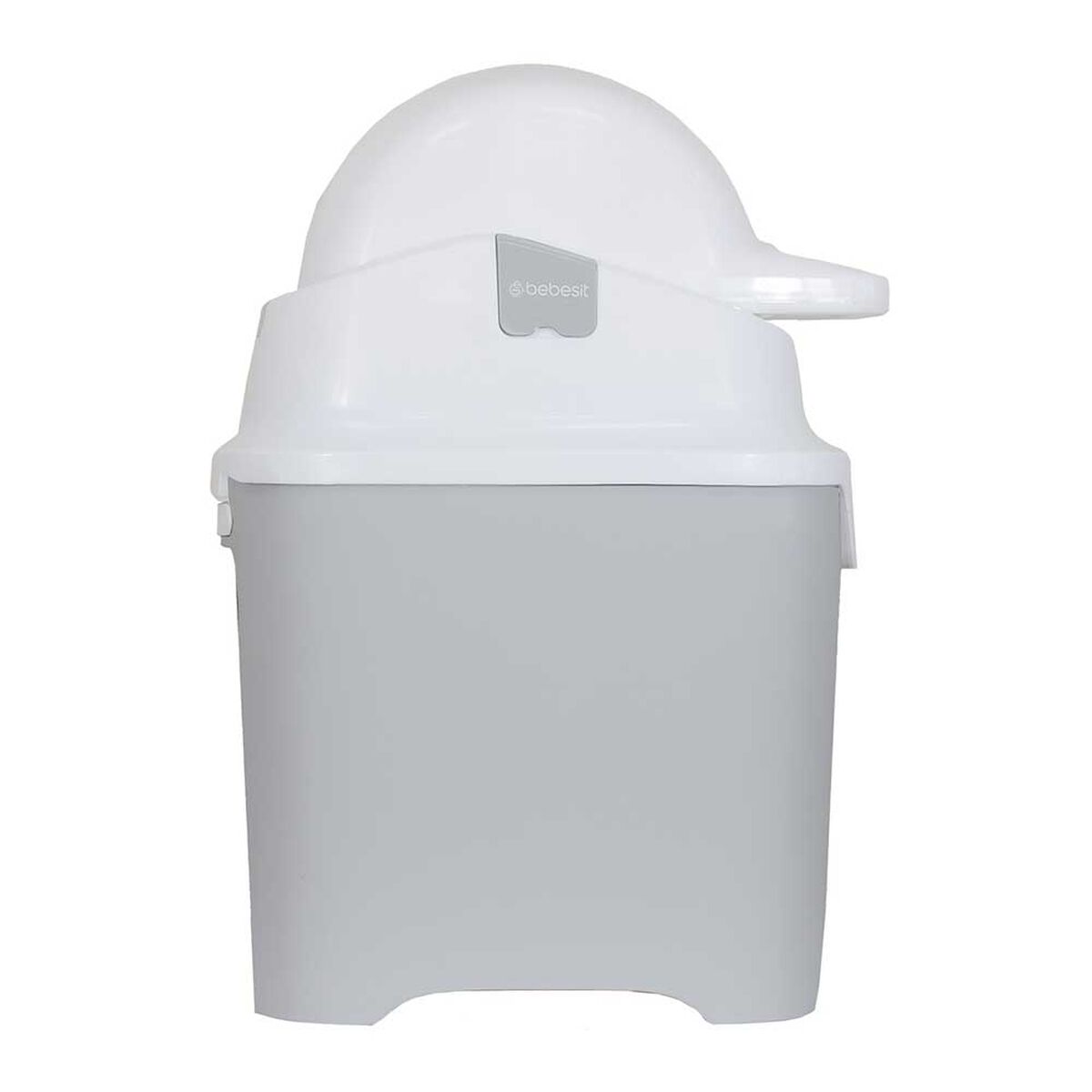 Basurero de Pa&ntilde;ales Plateado Bebesit