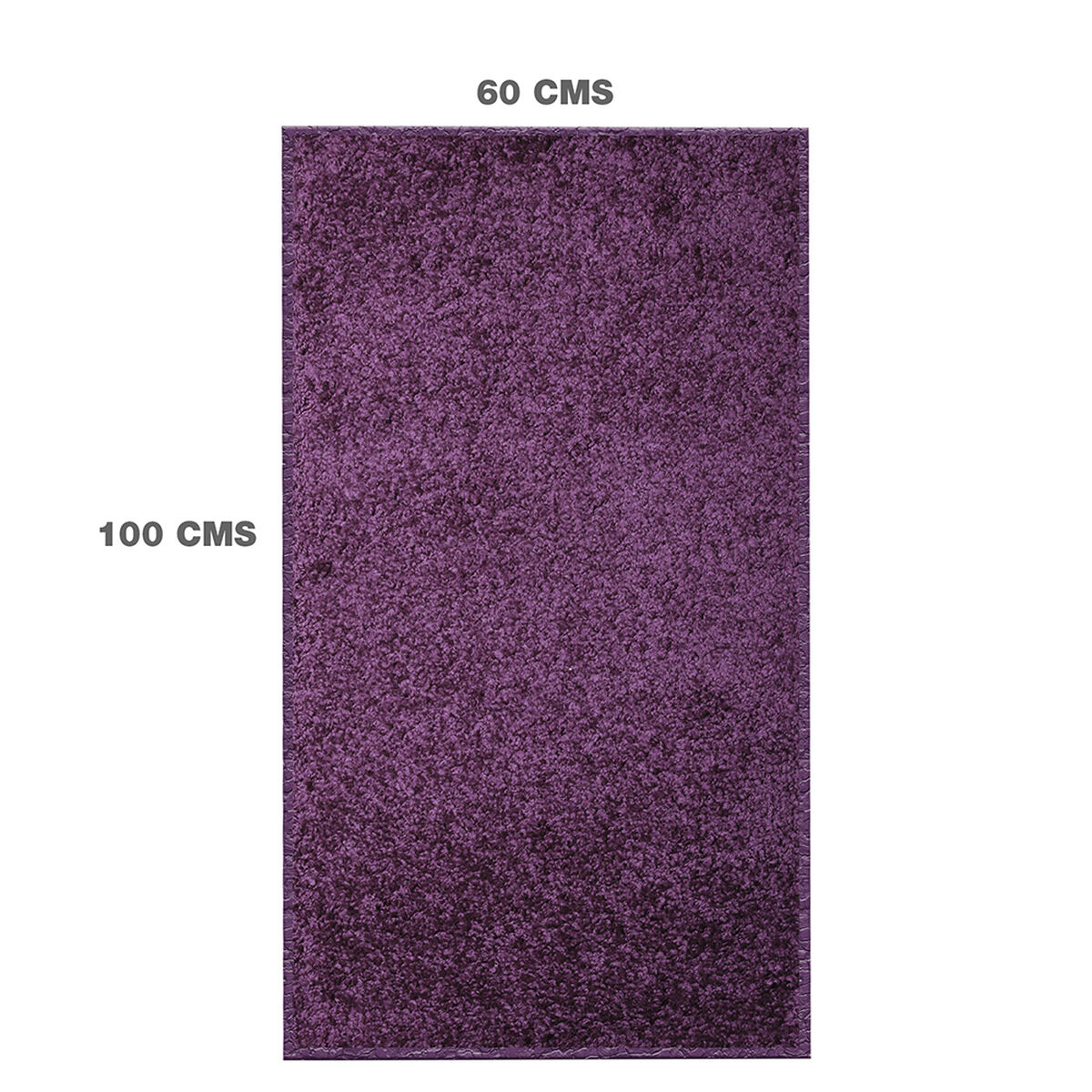 Bajada De Cama Doral Shaggy 100 x 60 cm Purpura