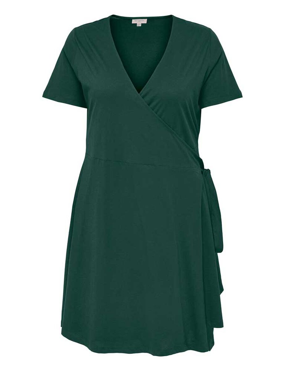 Vestido Corto Manga Corta Cuello V Mujer Only Carmakoma