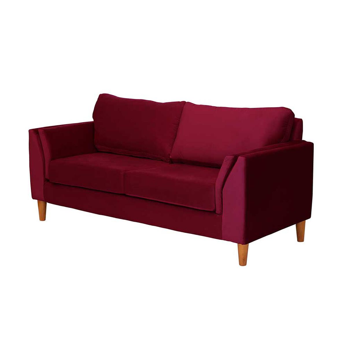 Sof&aacute; Latam Home Milan 2 Cuerpos Burdeo