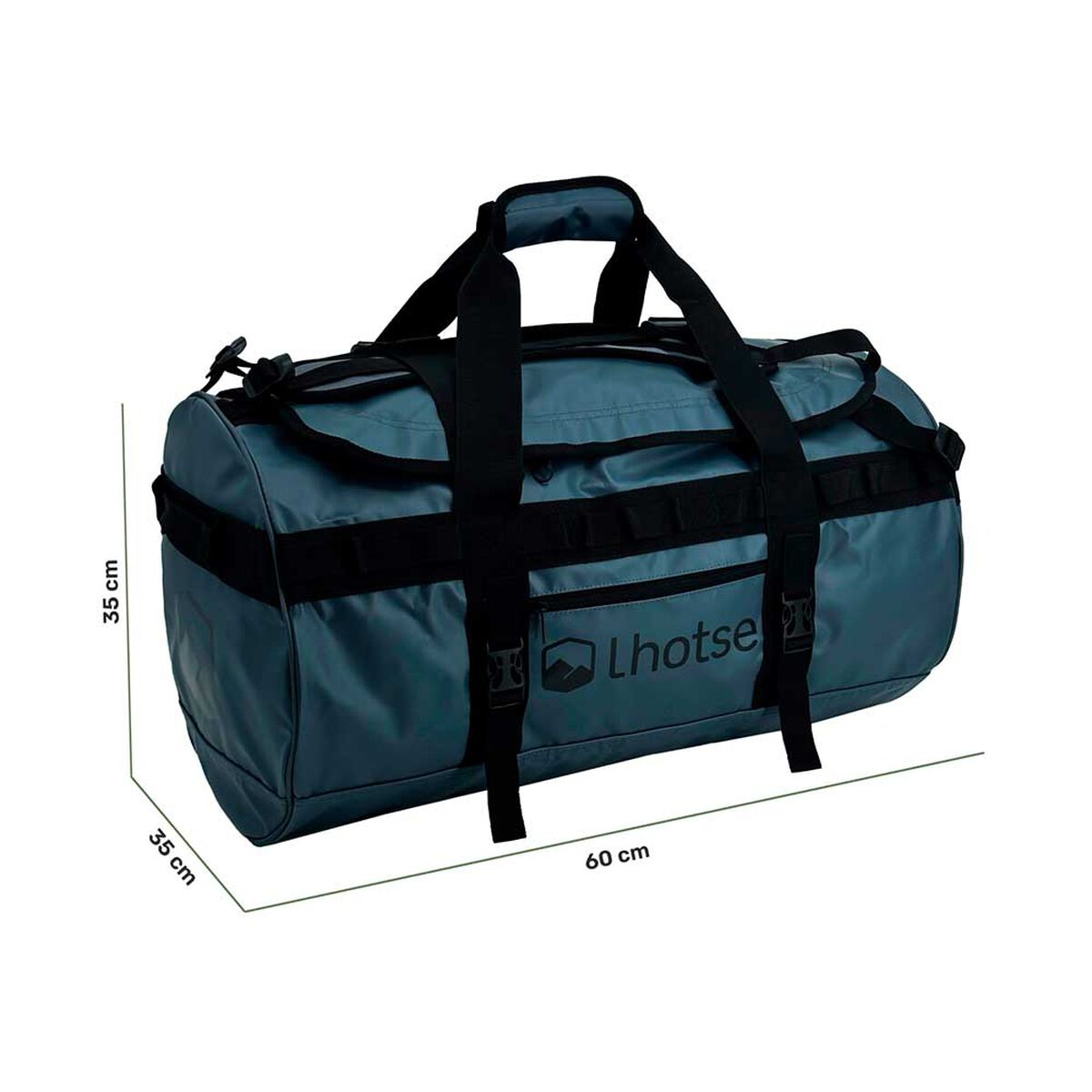 Pack Bolso Impermeable 30LT Navy + Botella Coihue Lhotse
