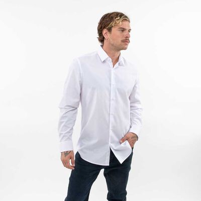 Camisa Slim Manga Larga Hombre Zibel