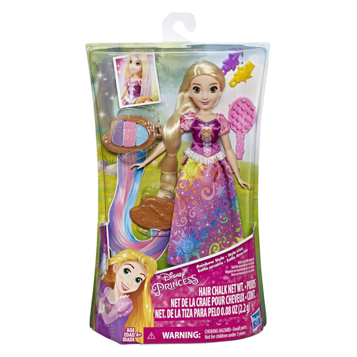 Disney Princess Rapunzel Estilo Arcoíris