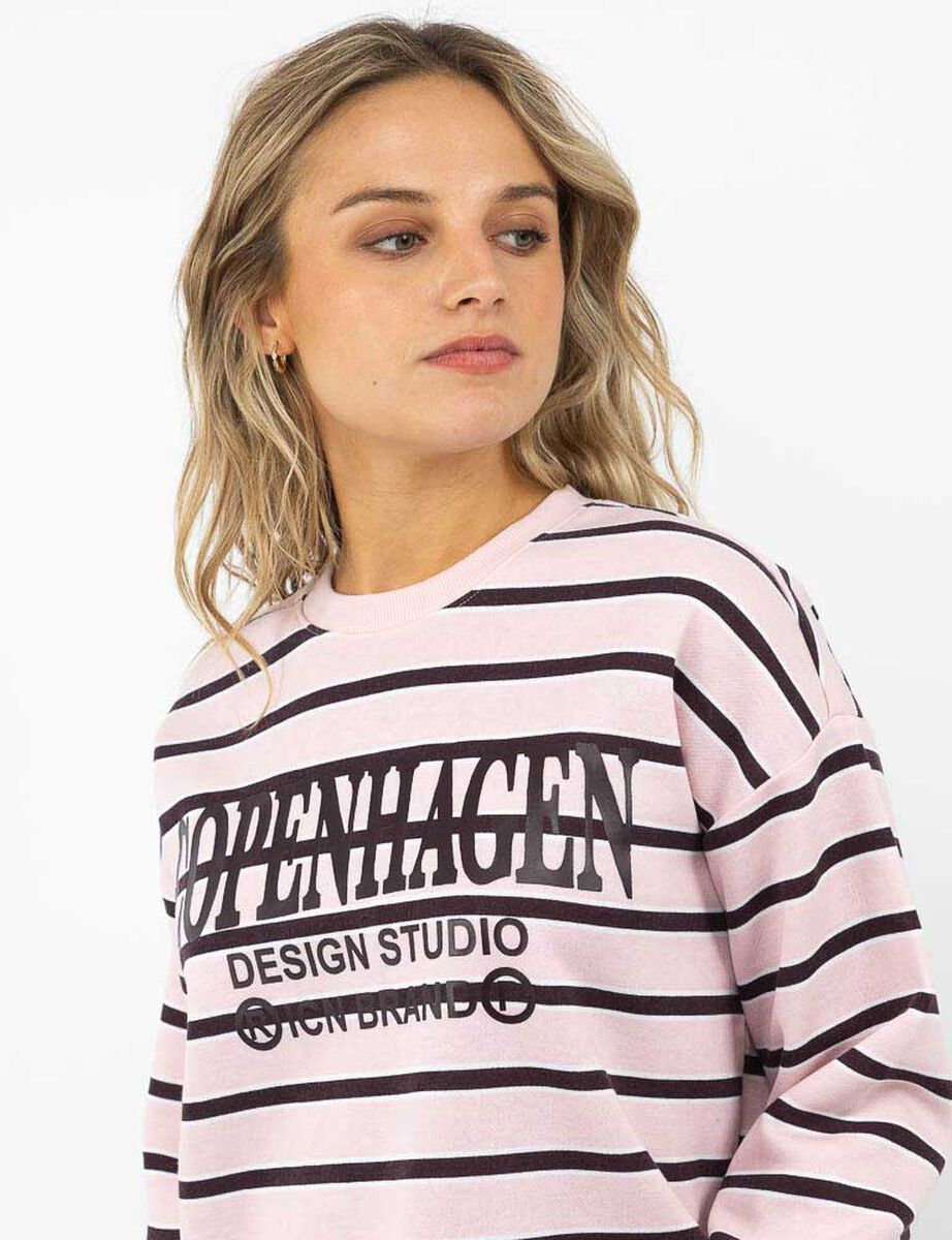 Poler&oacute;n Con Estampado Mujer Icono