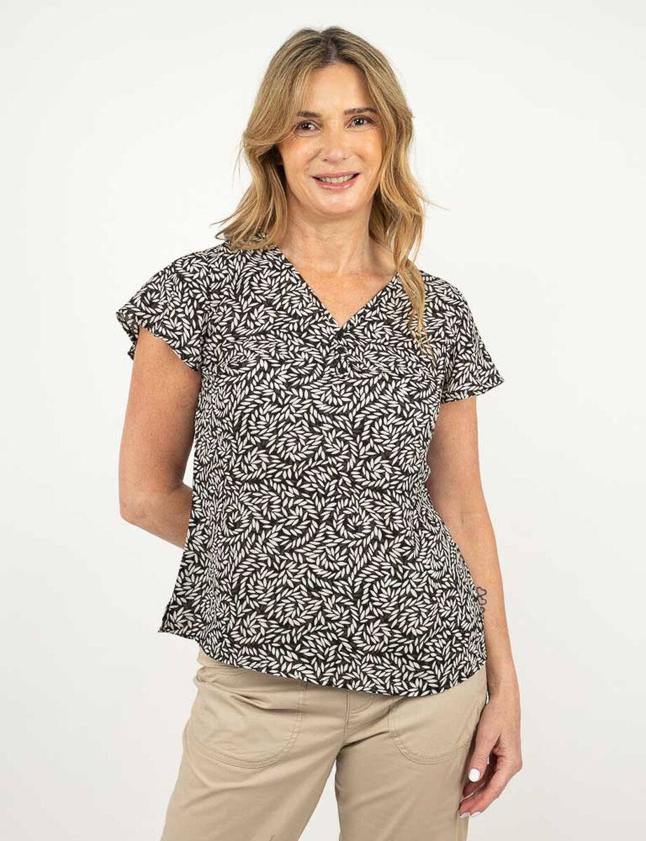 Polera Estampada Manga Corta Mujer Portman Club