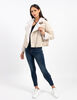 Chaqueta Aviadora de Gamuza Suede Mujer Zibel