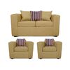 Juego de Living Elegant Detail Santa Fe Sofá 2 Cuerpos + Dos sillones 1 Cuerpo Beige