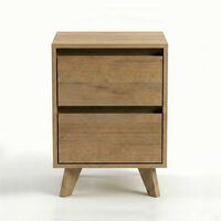 Velador Home Mobili Kalmar 2 Cajones