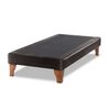Base Europea Dividida Latam Home 1,5 Plazas Zen Cuero Negro