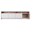Rack TV CIC Colbun Olmo Blanco Hasta 70"