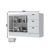 Mueble de Cocina Base Home Mobili Tulum 3 Cajones 2 Puertas Blanco