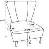 Poltrona Fm Furniture Grecia Azul