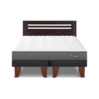 Cama Europea CIC Base Dividida 2 Plazas Anatomic + Respaldo Munich