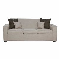 Sofá Black Factory Berta 3 Cuerpos Beige