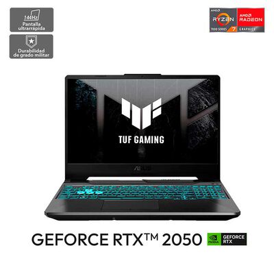 Imagen 1 del producto Notebook Gamer Asus TUF Gaming A15 Ryzen 7 8GB RAM 512GB SSD 15,6"" NVIDIA RTX 2050