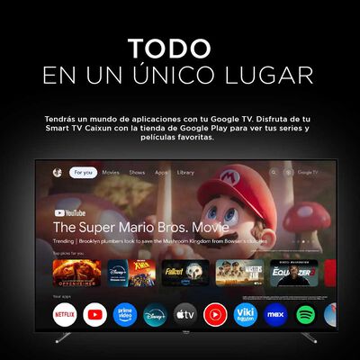 Imagen 2 del producto LED 75"" Caixun C75V1UG Smart TV 4K UHD