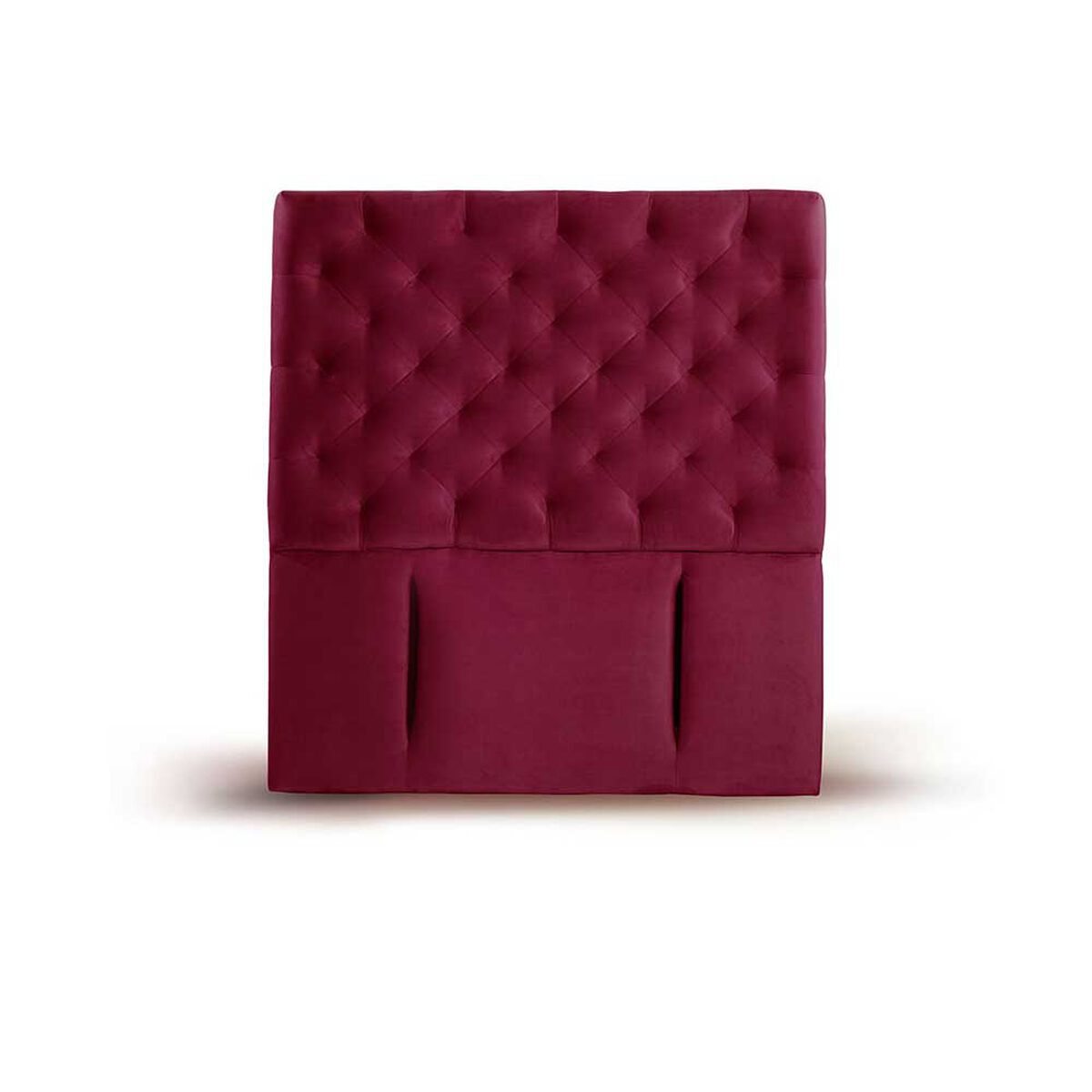 Respaldo Latam Home 1 Plaza Brescia Tela Velvet Burdeo