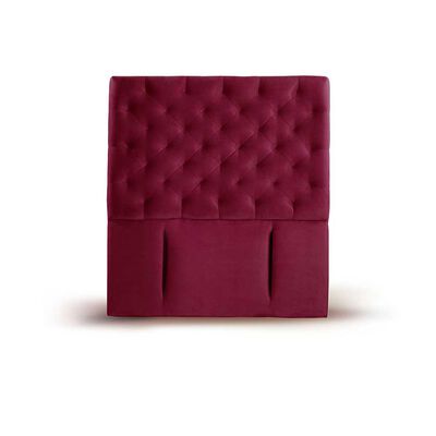 Imagen 1 del producto Respaldo Latam Home 1 Plaza Brescia Tela Velvet Burdeo