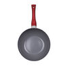 Wok Acero Inoxidable Doral Montecarlo Rojo 22 cm