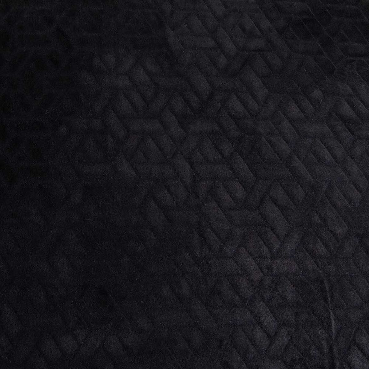 Frazada Poliéster Doral 2 Plazas Deluxe Negro