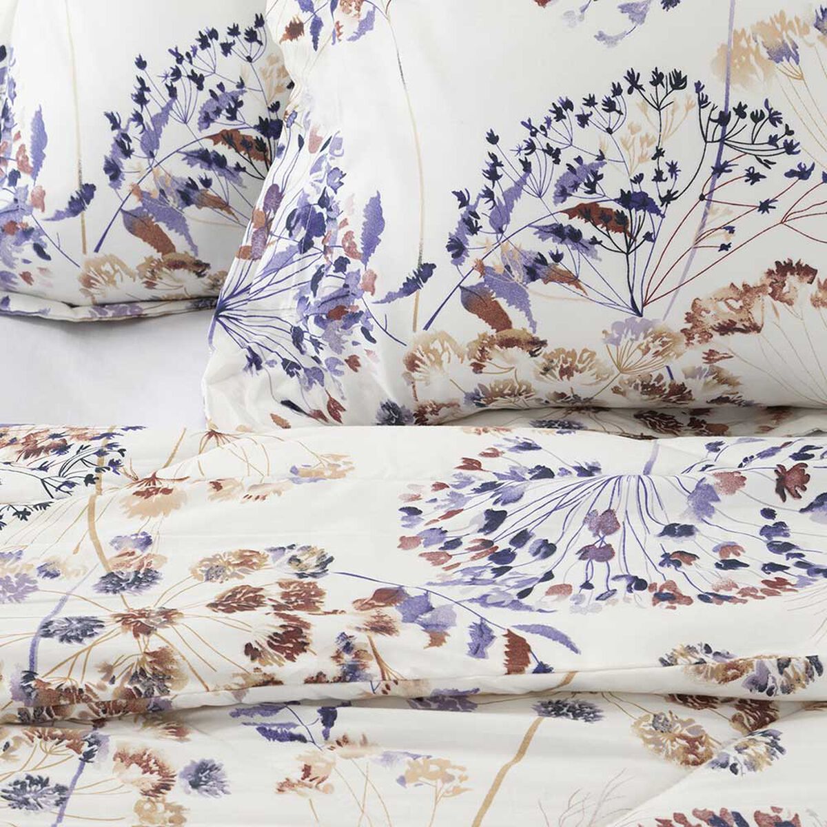Plumón Estampado Casanova 2 Plazas Hortensia