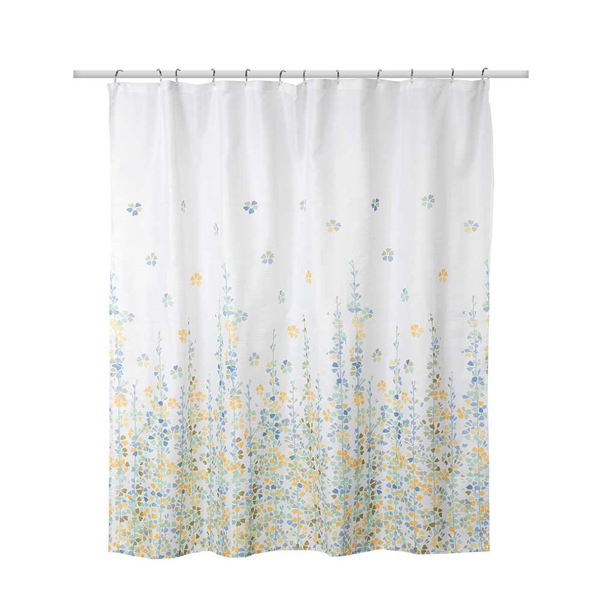 Set Cortina de Baño 4 Piezas Mashini Meru Multicolor