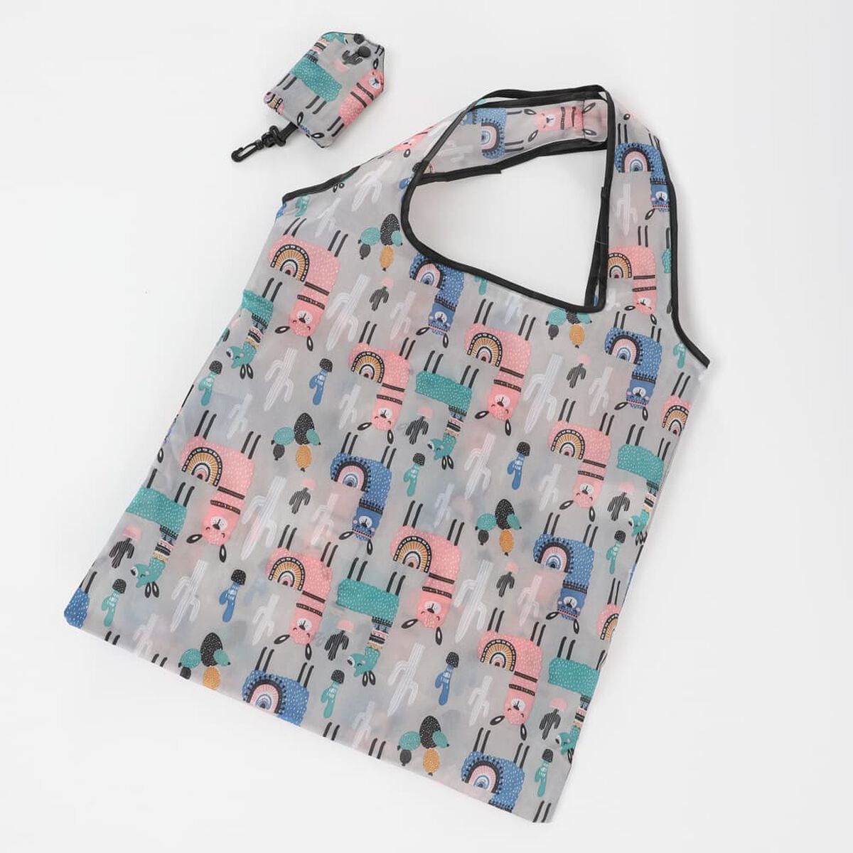 Bolso de Tela Gris Icono