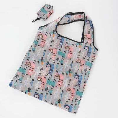 Bolso de Tela Gris Icono