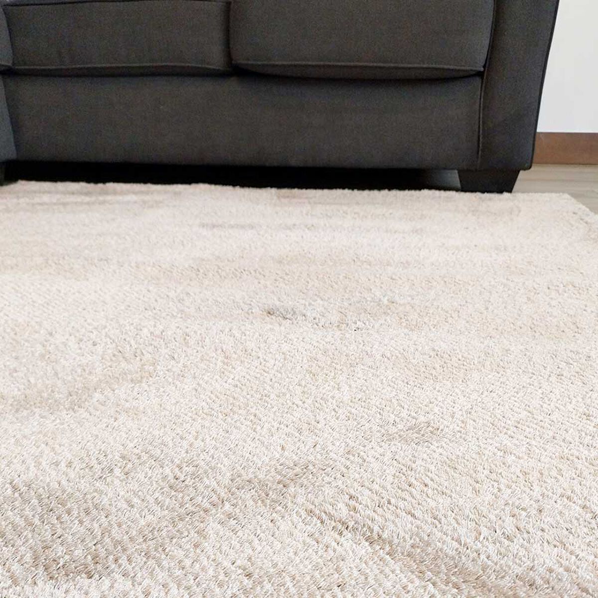 Alfombra Idetex Shaggy Dubai 150 x 200 cm Beige