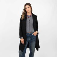 Chaqueta Larga Mujer Zibel Negro