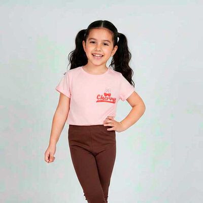 Polera Manga Corta Ni&ntilde;a Chess