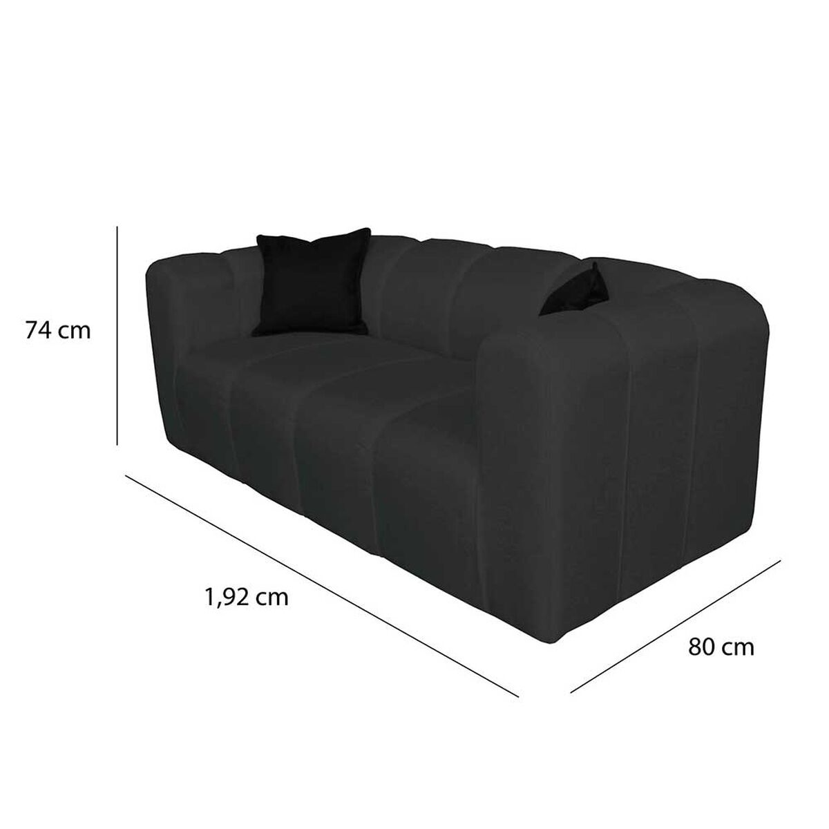 Juego de Living A&M Home Leonol 3,1,1 Cuerpos Gris