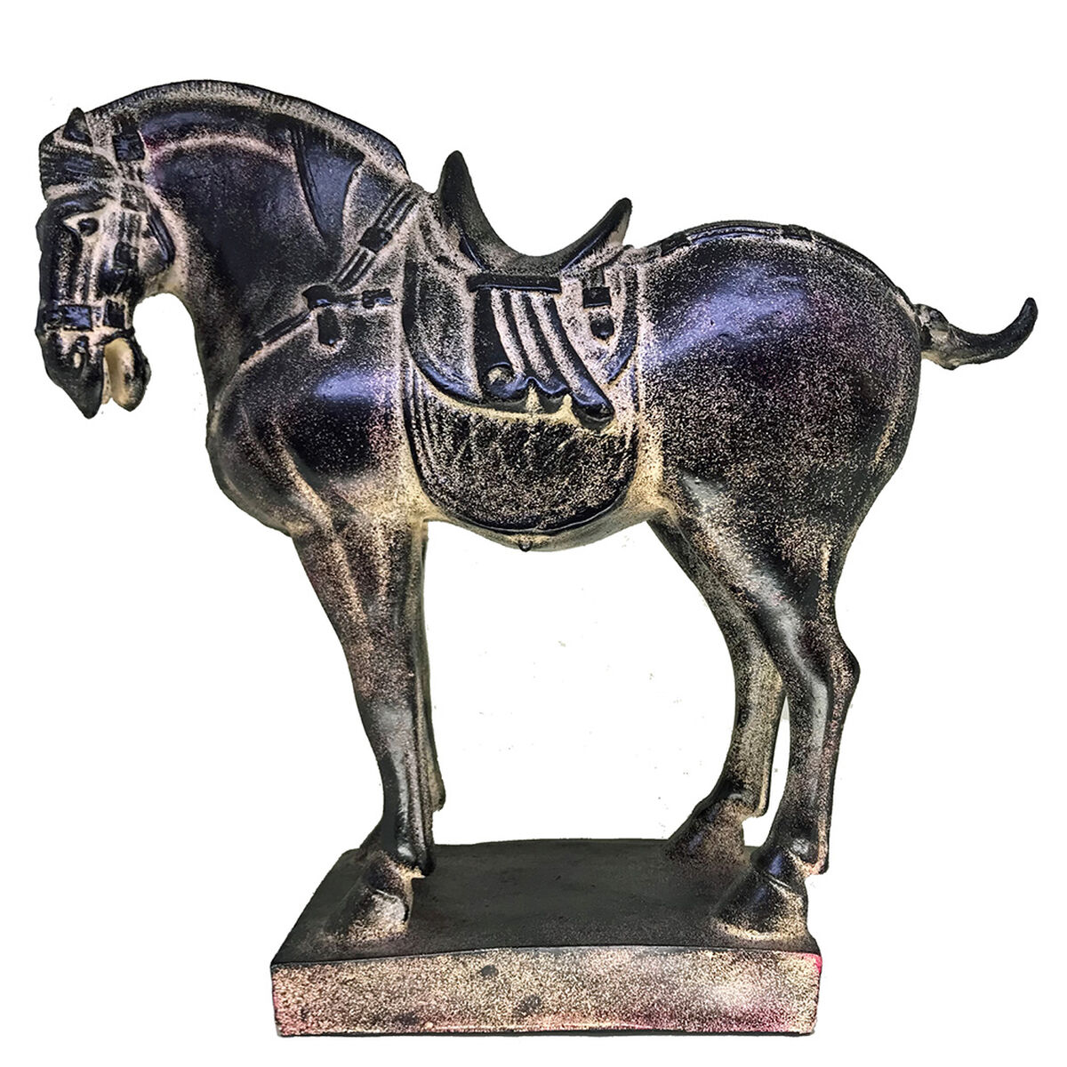Adorno Resina Caballo Vgo Café