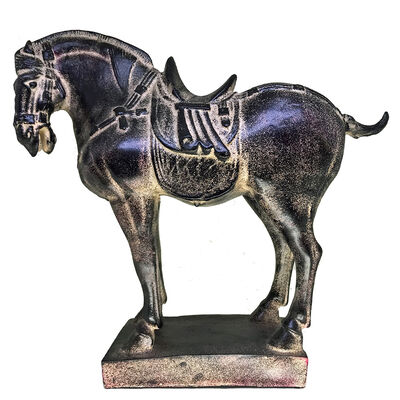 Adorno Resina Caballo Vgo Café