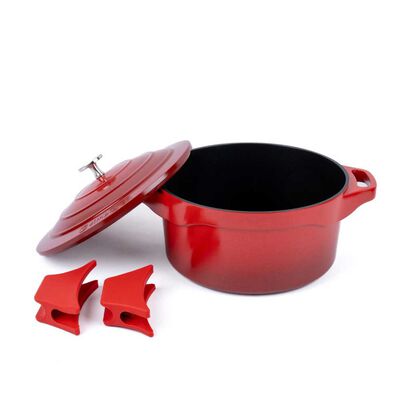 Imagen 1 del producto Olla Antiadherente Aluminio Fundido Simplit Toulouse 24 cm Rojo