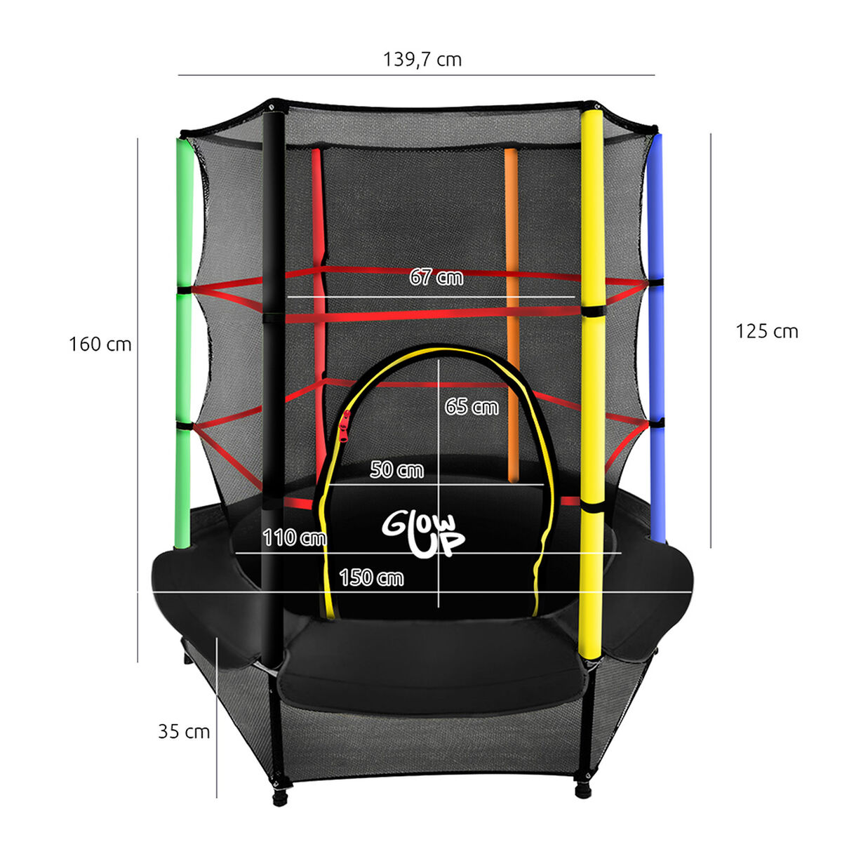 Cama Elástica Glow Up R5943