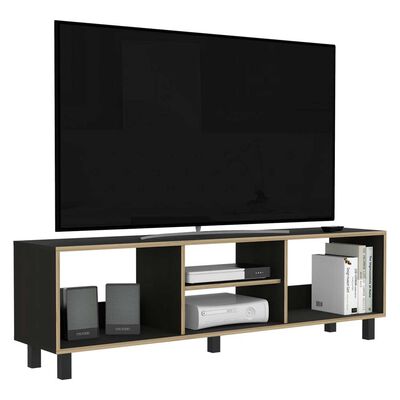 Imagen 2 del producto Rack TV TuHome Nomik Texas Negro Hasta 70""