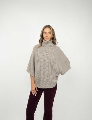 Imagen 1 del producto Sweater Poncho Mujer Portman Club Arena, Burdeo, Marengo, Mostaza