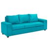 Juego de Living Innovamuebles Kahlo Sofá 3 Cuerpos + Dos Pouf 1 Cuerpo Calipso
