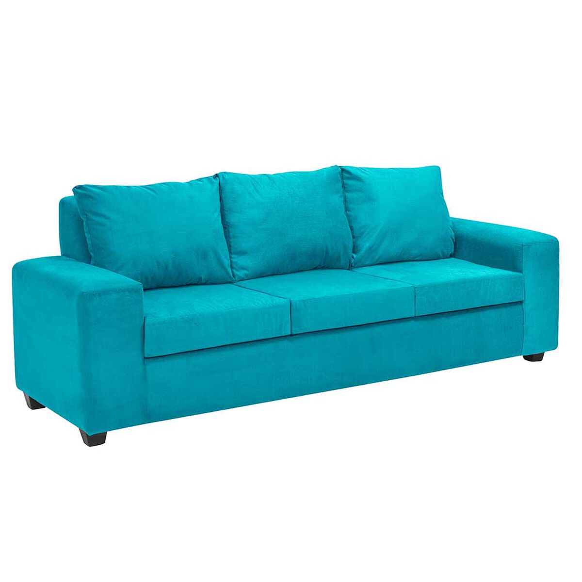 Juego de Living Innovamuebles Kahlo Sofá 3 Cuerpos + Dos Pouf 1 Cuerpo Calipso