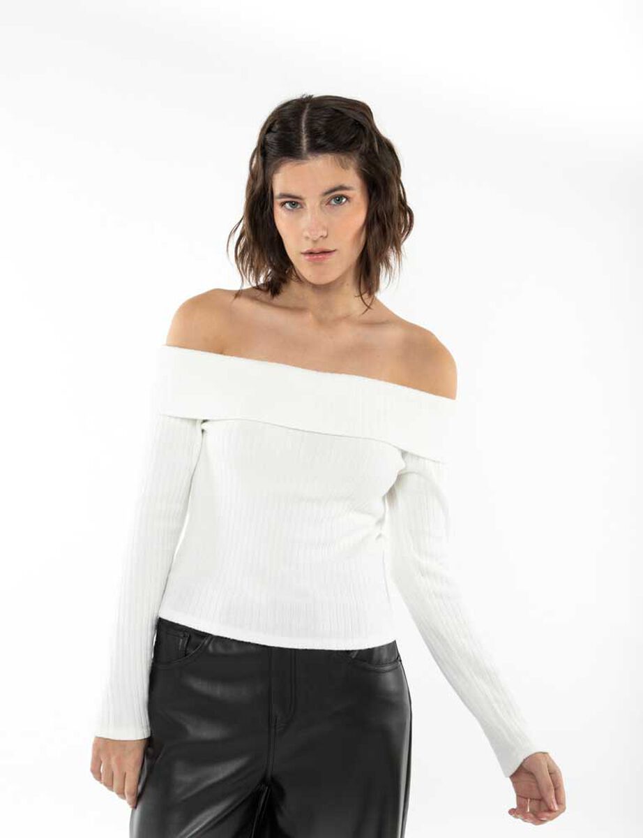 Sweater Bardot Mujer Icono