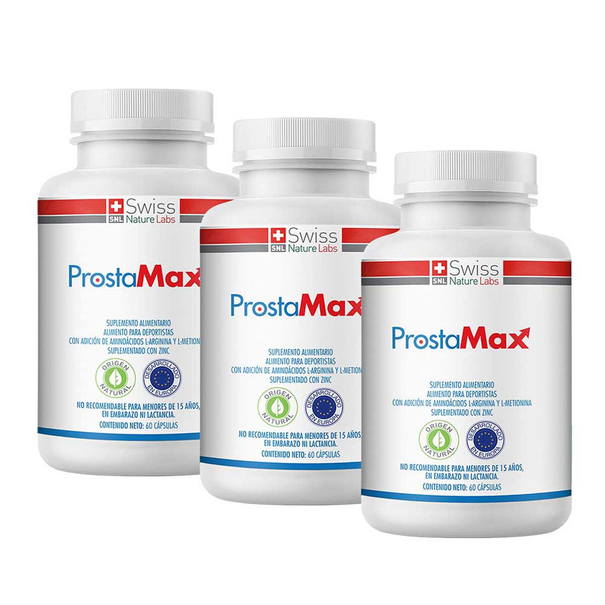 Prostamax Con Aminoacidos Bioactivos Y Minerales Tres Meses Swiss Nature Labs
